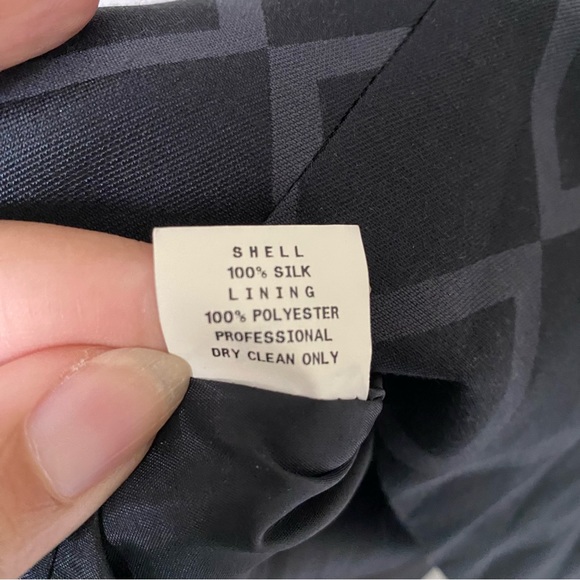 Privee Black Silk Mini Dress - Picture 6 of 8